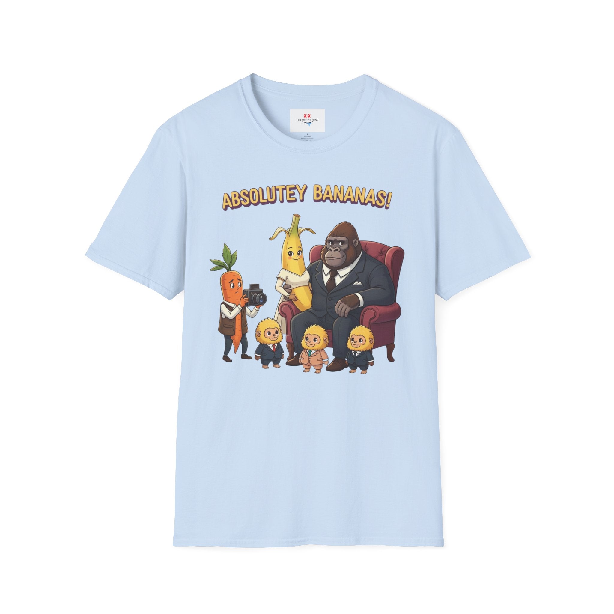 Absolutely Bananas - Mixed Family Portrait T - shirt