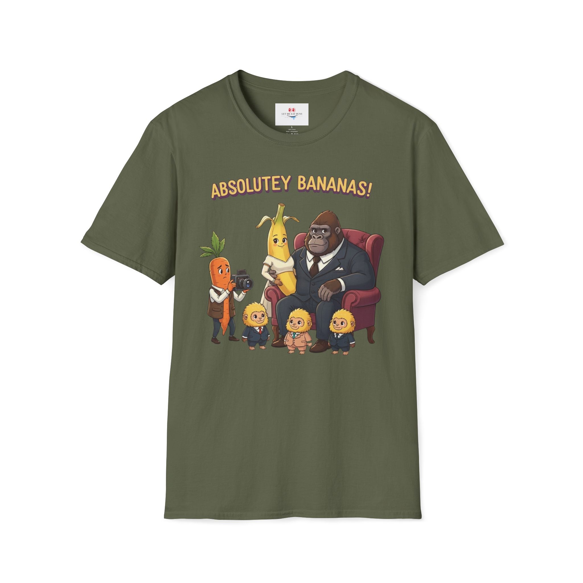 Absolutely Bananas - Mixed Family Portrait T - shirt