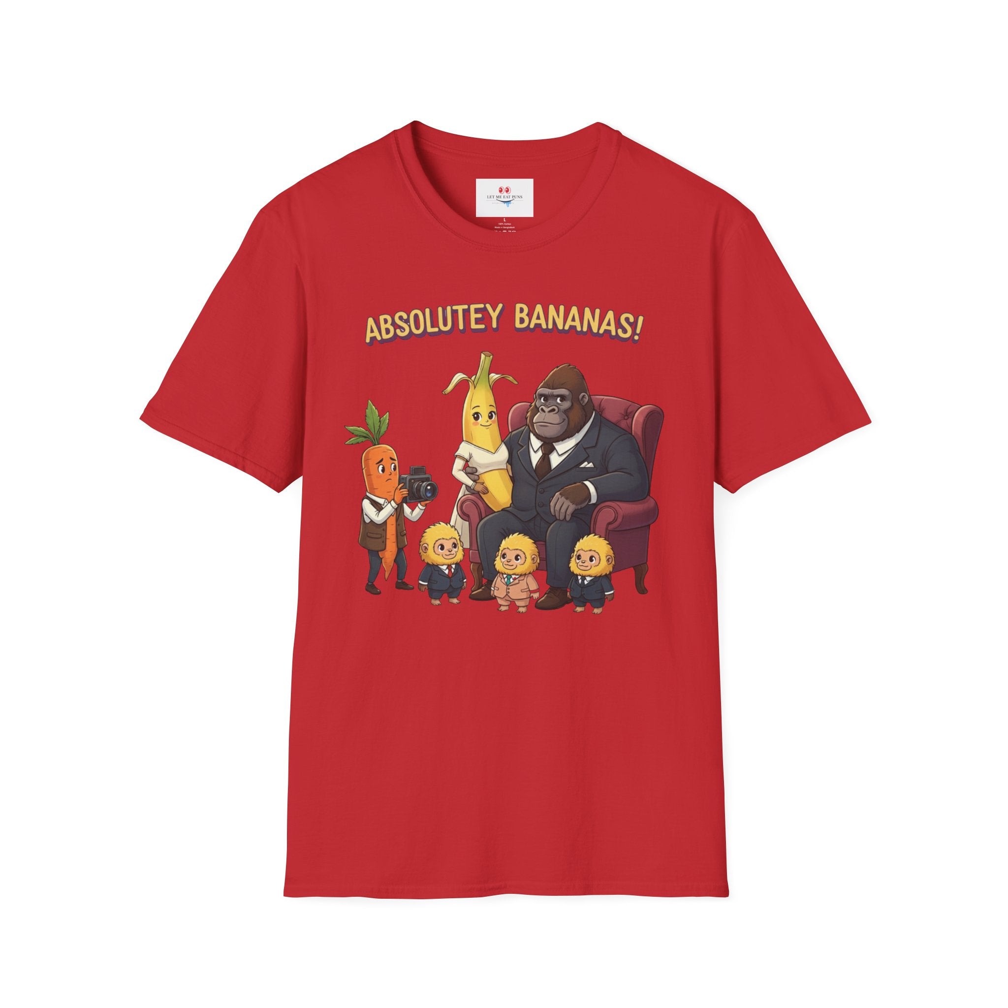 Absolutely Bananas - Mixed Family Portrait T - shirt