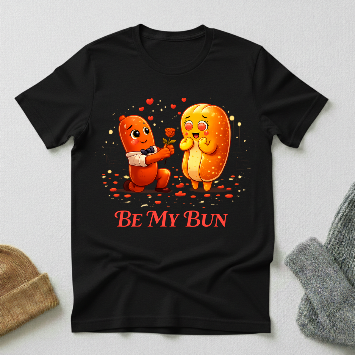 Be My Bun Hot Dog Proposal T - Shirt