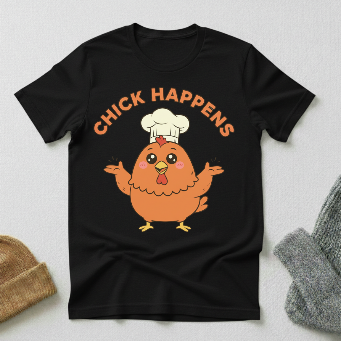 Chick Happens Kawaii T - Shirt