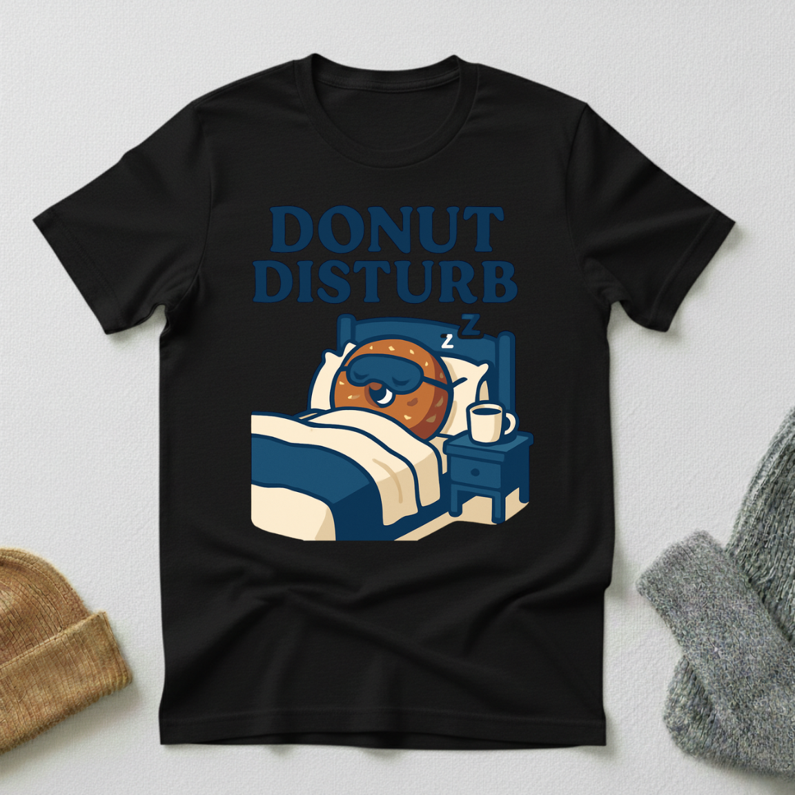 Donut Disturb Clean & Simple Sleep Vibes T - Shirt