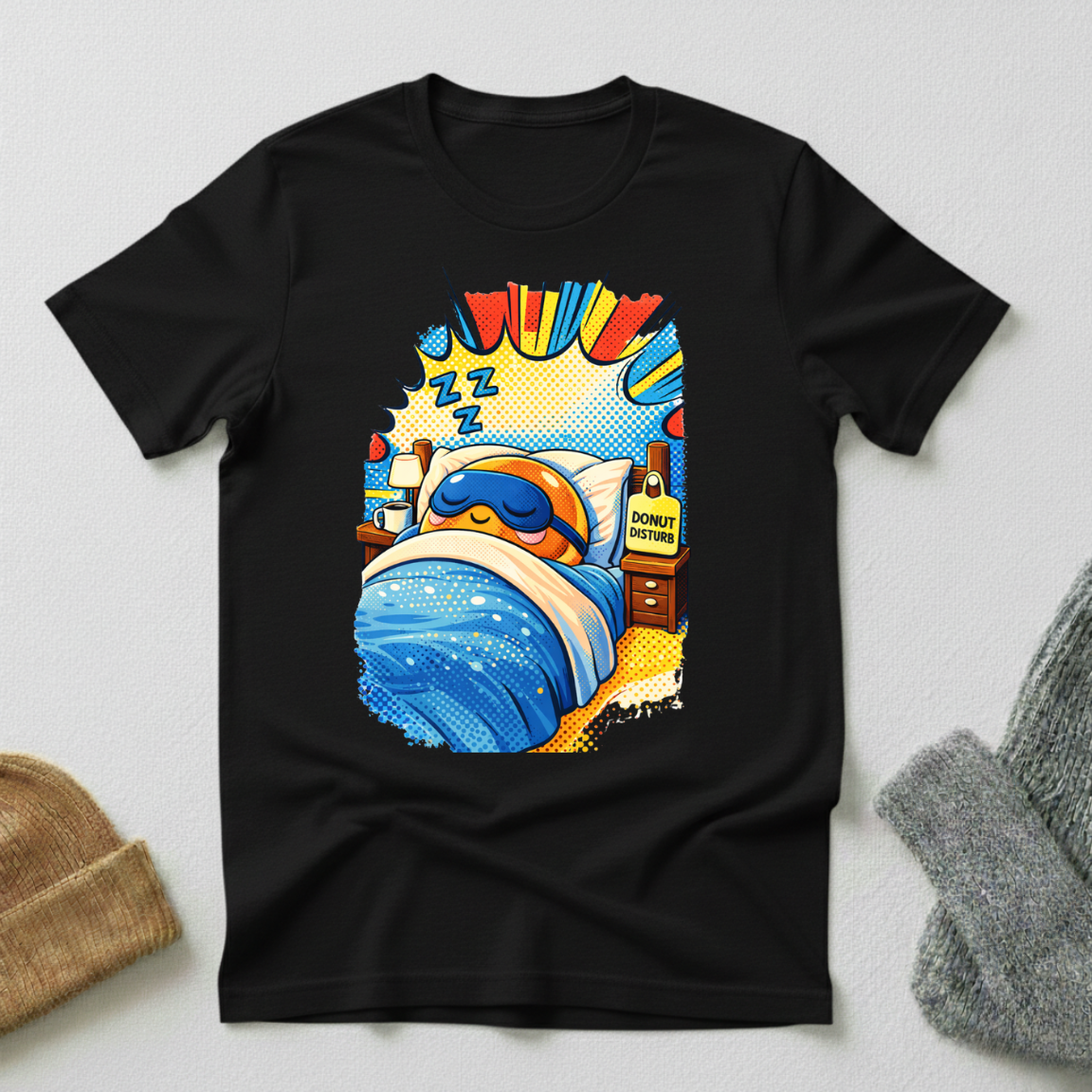 Donut Disturb Pop Art Sleep Champion T - Shirt