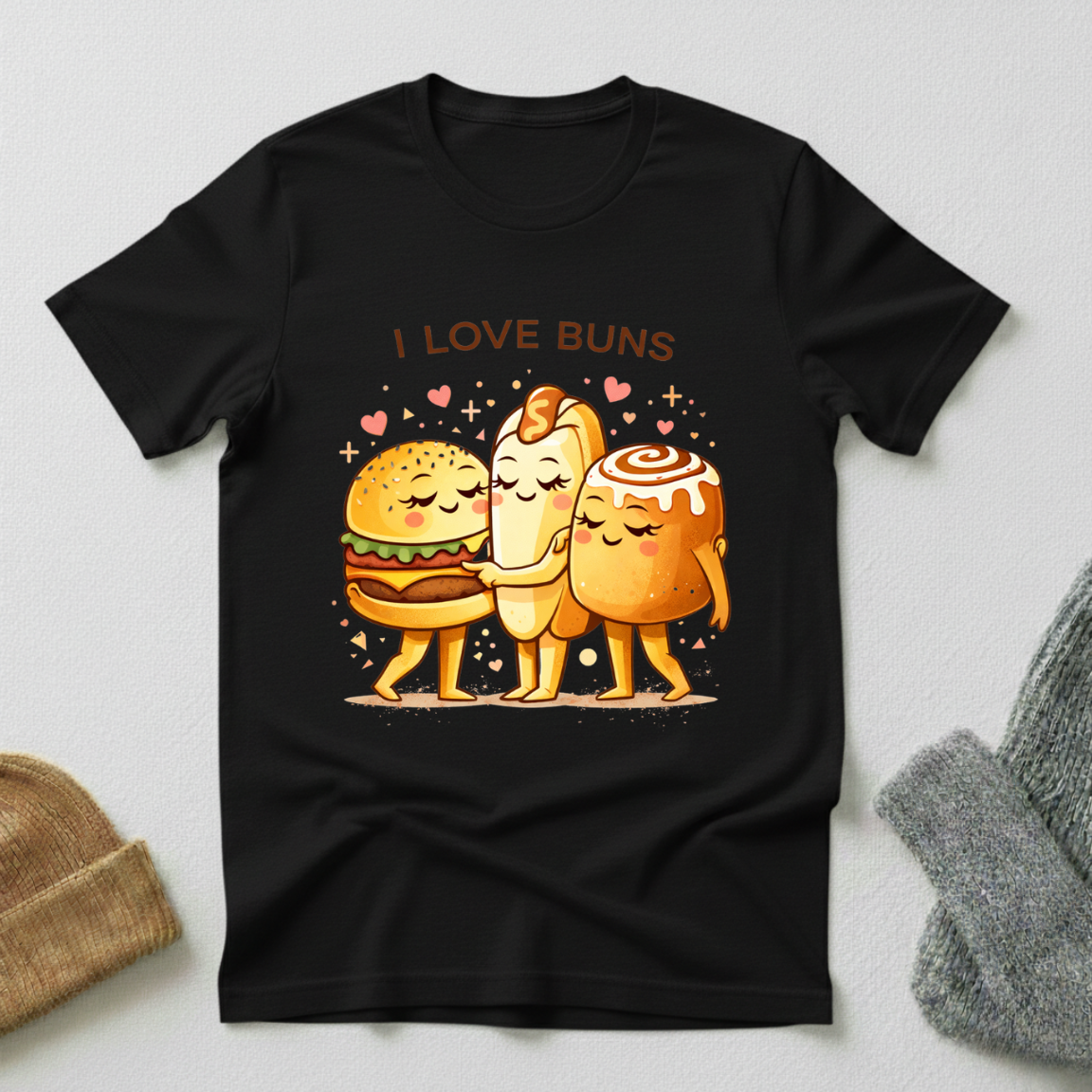 I Love Buns Sweet Friendship Squad T - Shirt