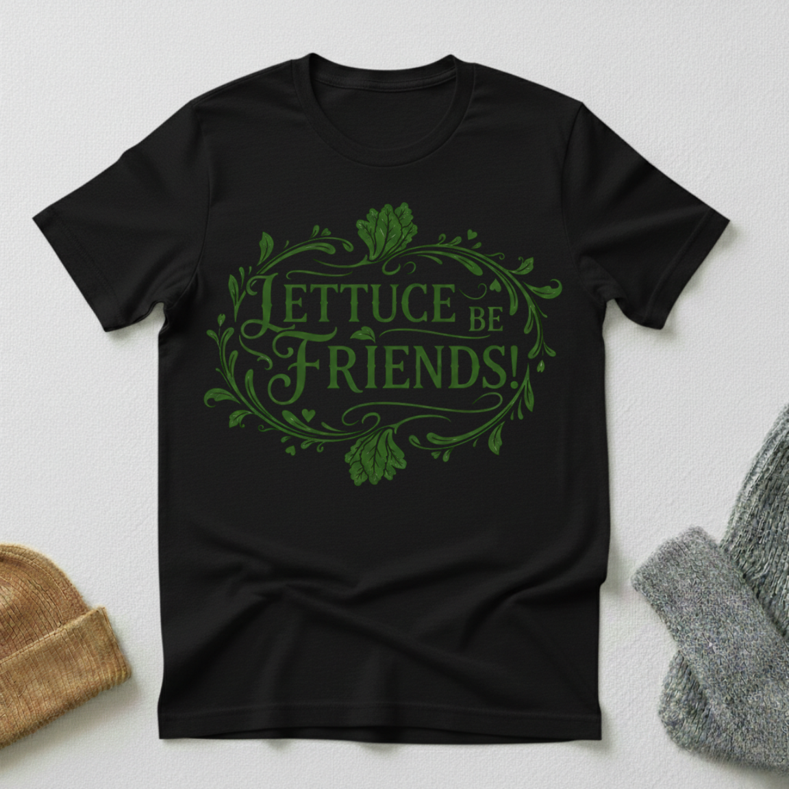 Lettuce Be Friends Vintage Elegance T - Shirt