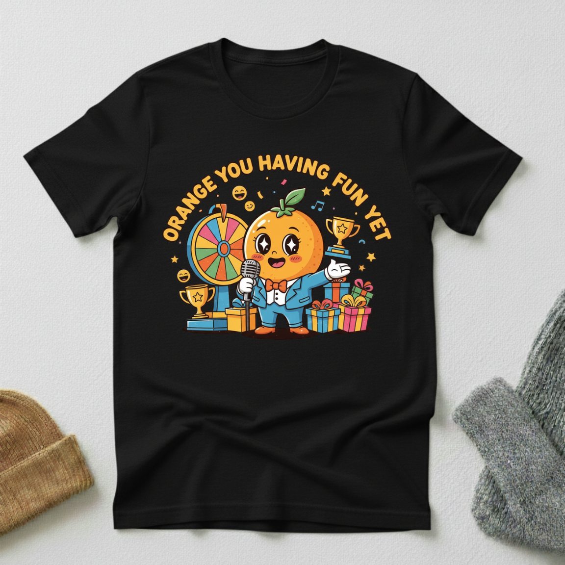 Orange You Having Fun Yet Kawaii Host T - Shirt