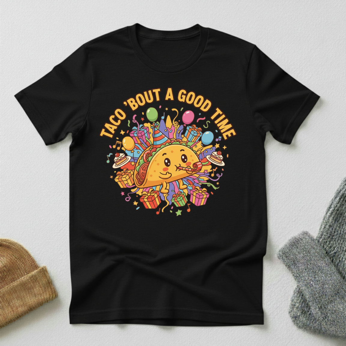 Taco Bout A Good Time Kawaii Party T - Shirt