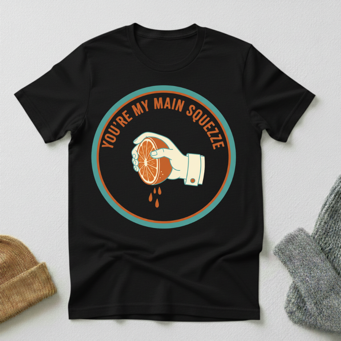 You're My Main Squeeze Vintage Badge Romance T - Shirt