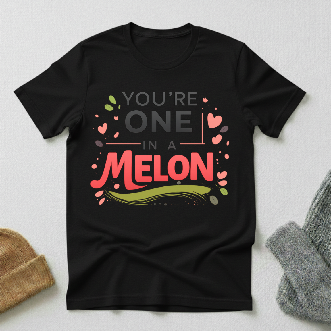 You're One In A Melon Artistic Love T - Shirt