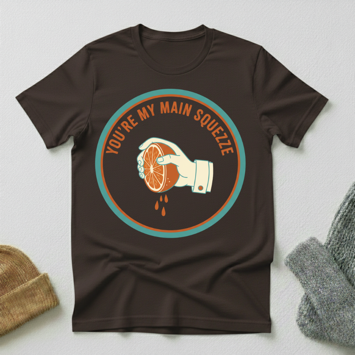 You're My Main Squeeze Vintage Badge Romance T - Shirt