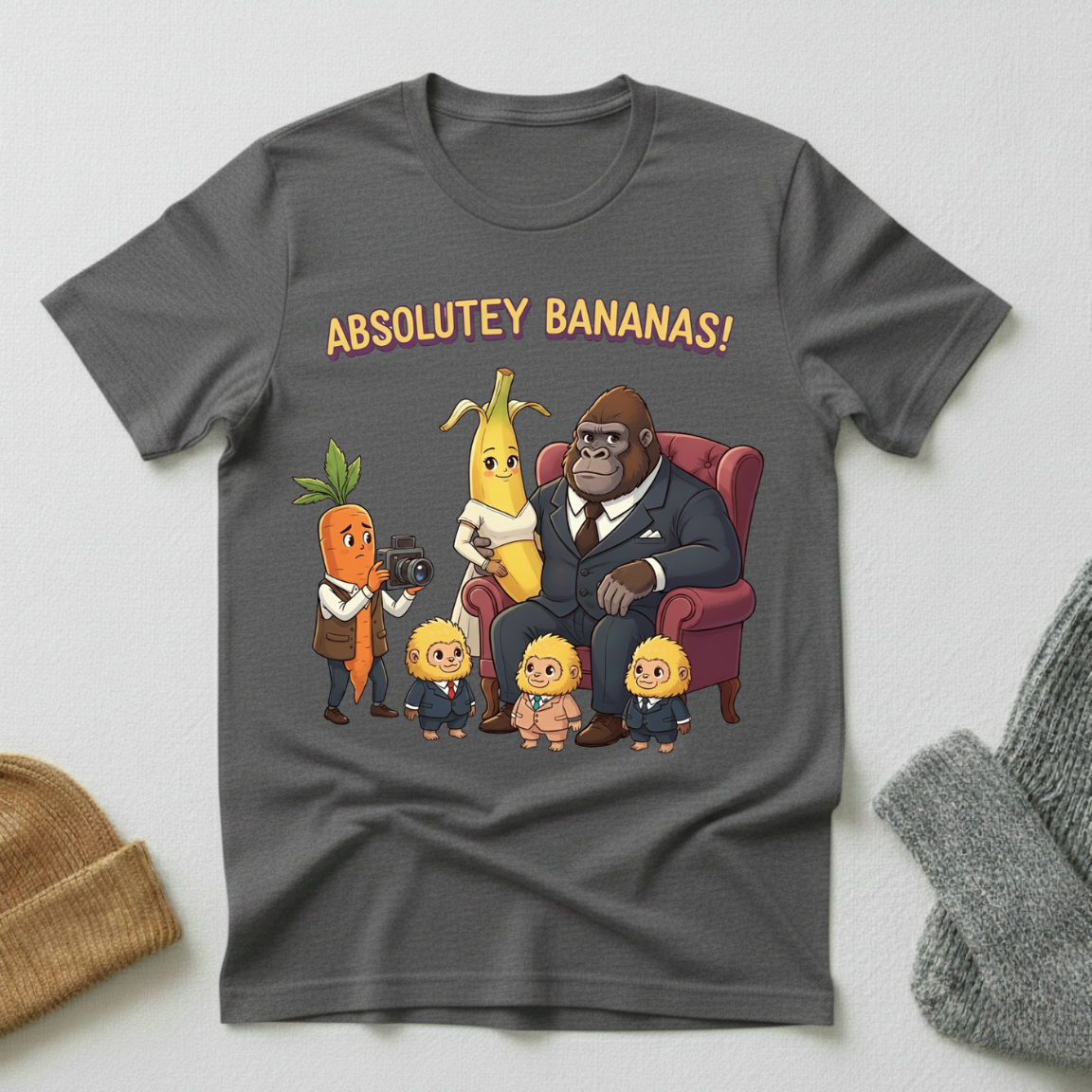 Absolutely Bananas Mixed Family Portrait T - Shirt