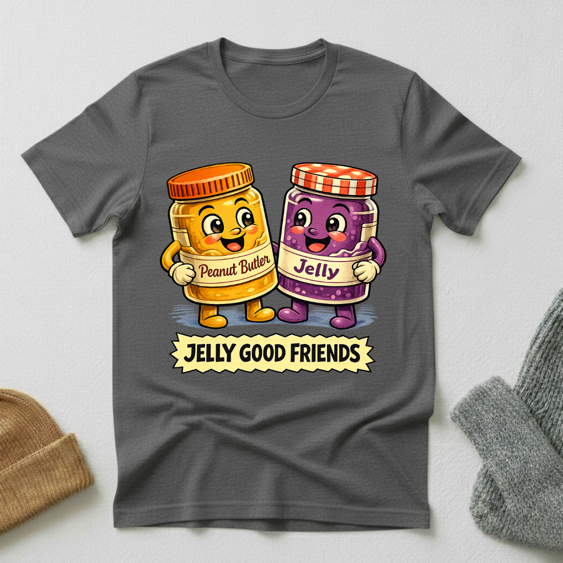 Jelly Good Friends Retro Friendship Celebration T - Shirt