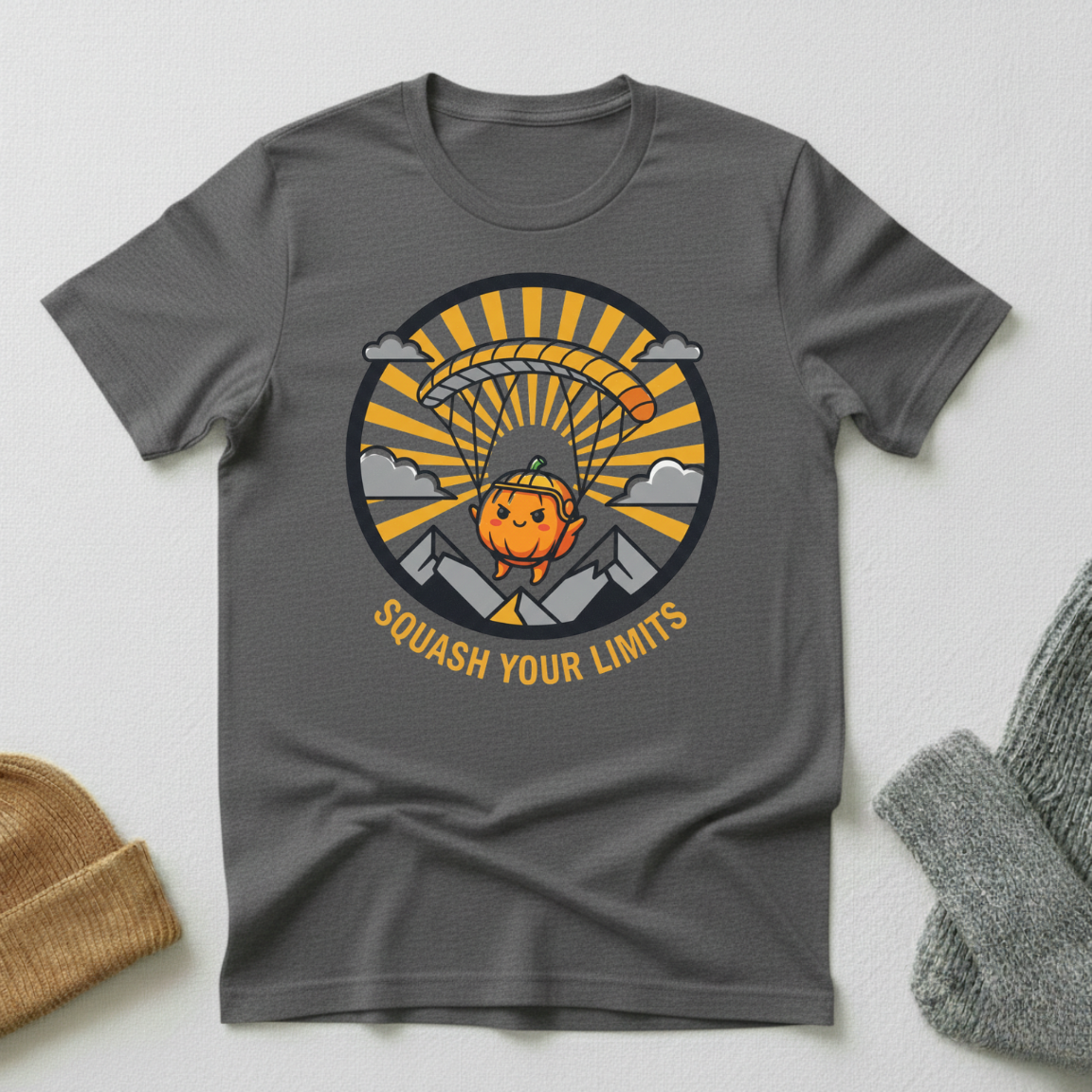 Squash Your Limits Parachuting T - Shirt