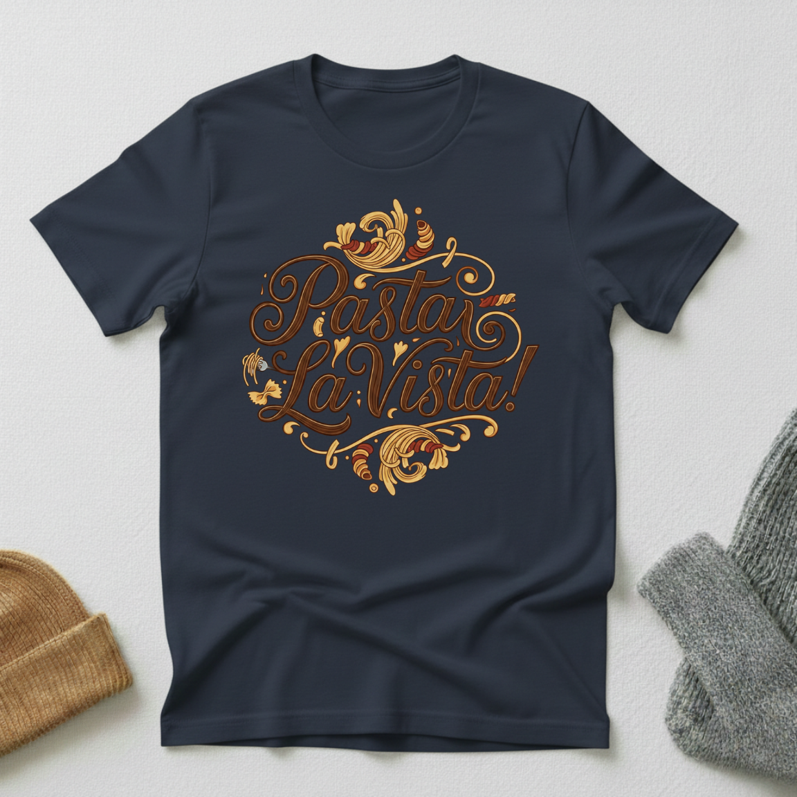 Pasta La Vista Vintage Elegance T - Shirt