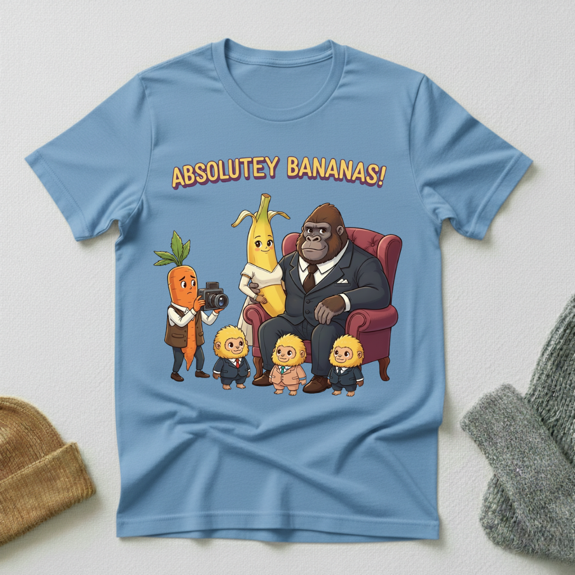 Absolutely Bananas Mixed Family Portrait T - Shirt