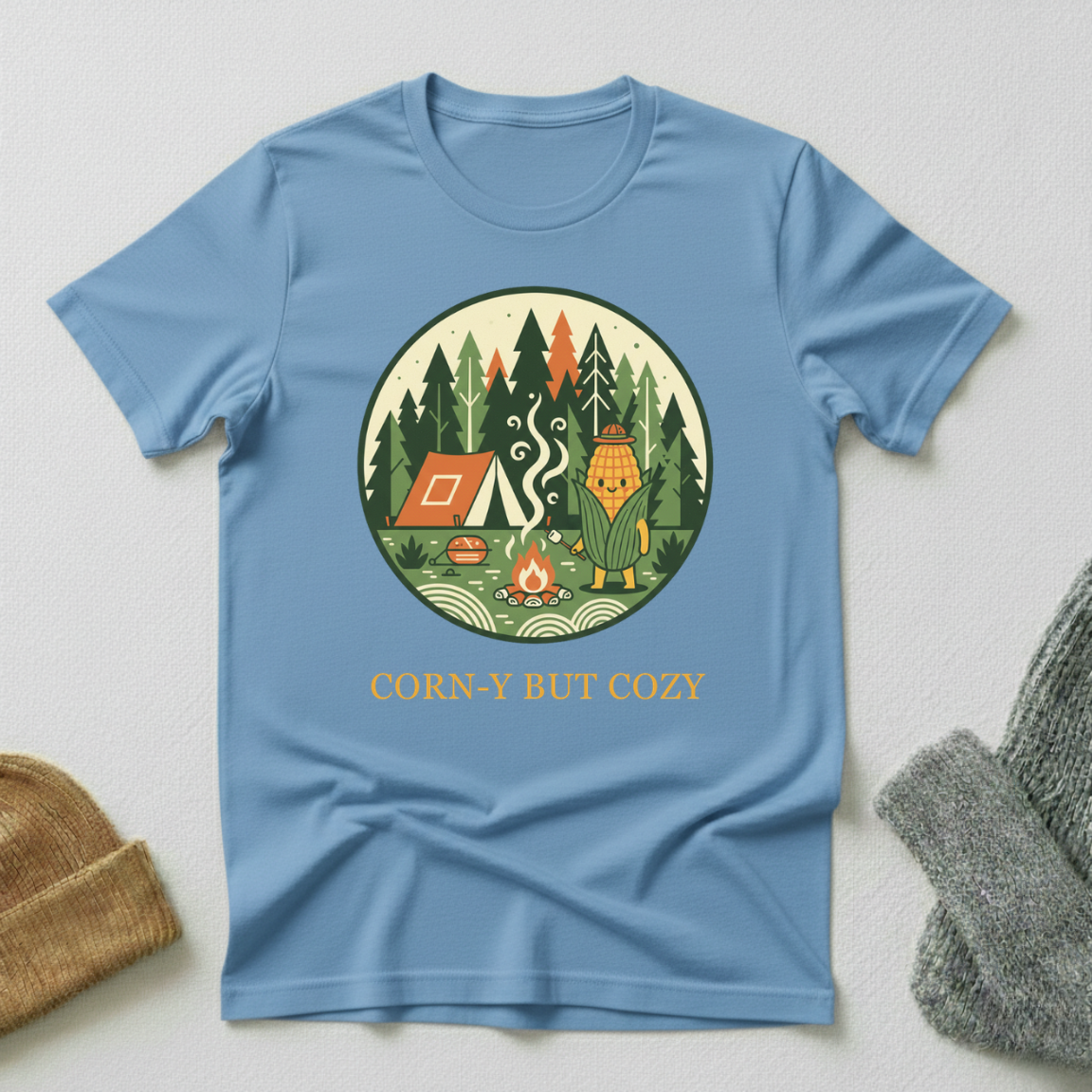 Corny But Cozy Cabin Forest T - Shirt