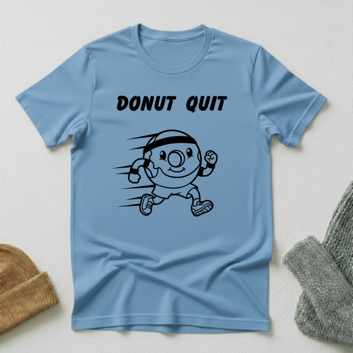 Donut Quit Running Donut T - Shirt