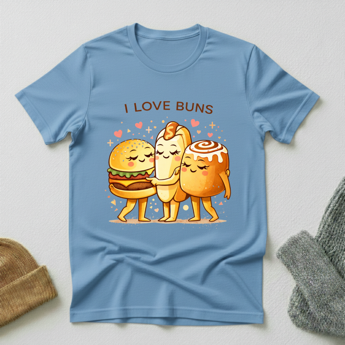 I Love Buns Sweet Friendship Squad T - Shirt