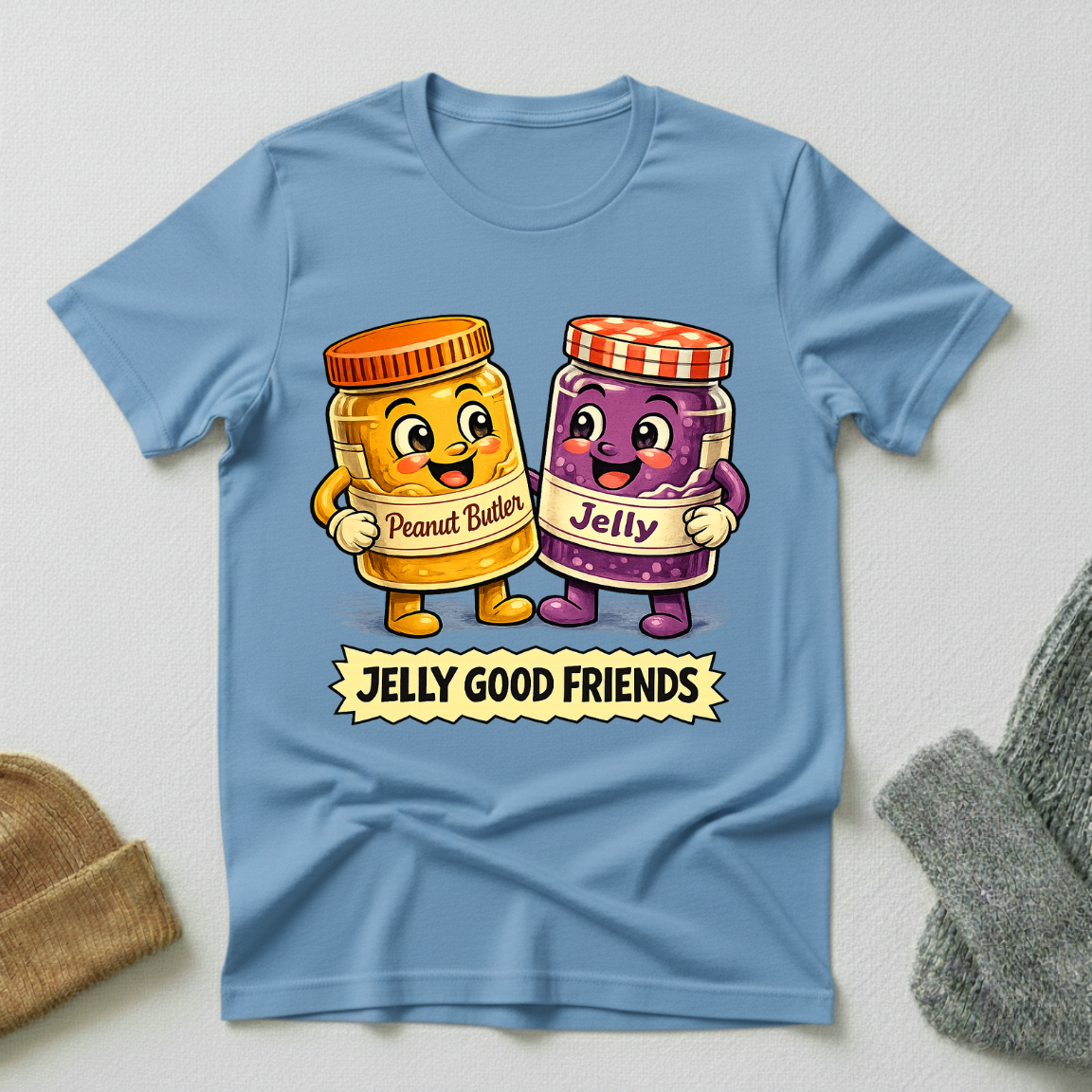 Jelly Good Friends Retro Friendship Celebration T - Shirt