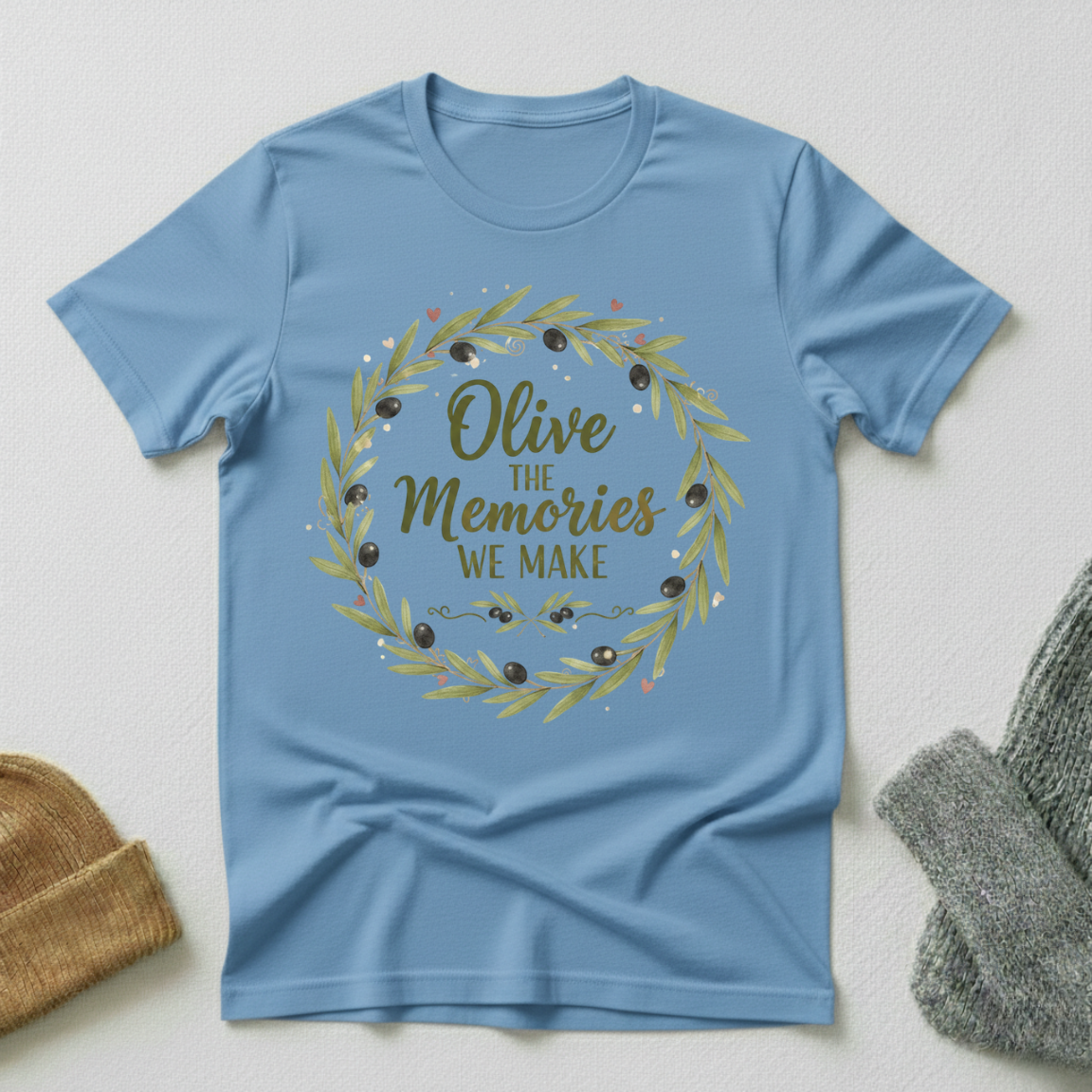 Olive The Memories We Make Vintage Elegance T - Shirt