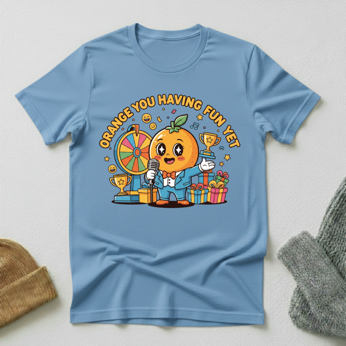 Orange You Having Fun Yet Kawaii Host T - Shirt
