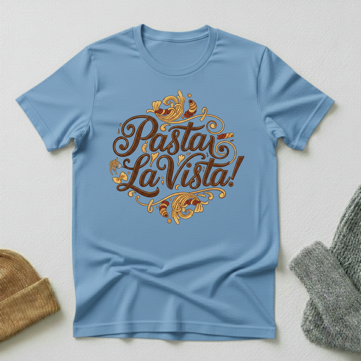 Pasta La Vista Vintage Elegance T - Shirt