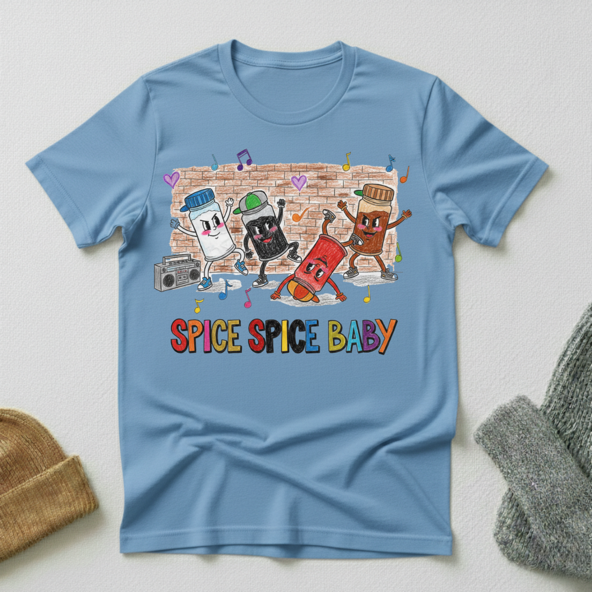 Spice Spice Baby Crayon T - Shirt