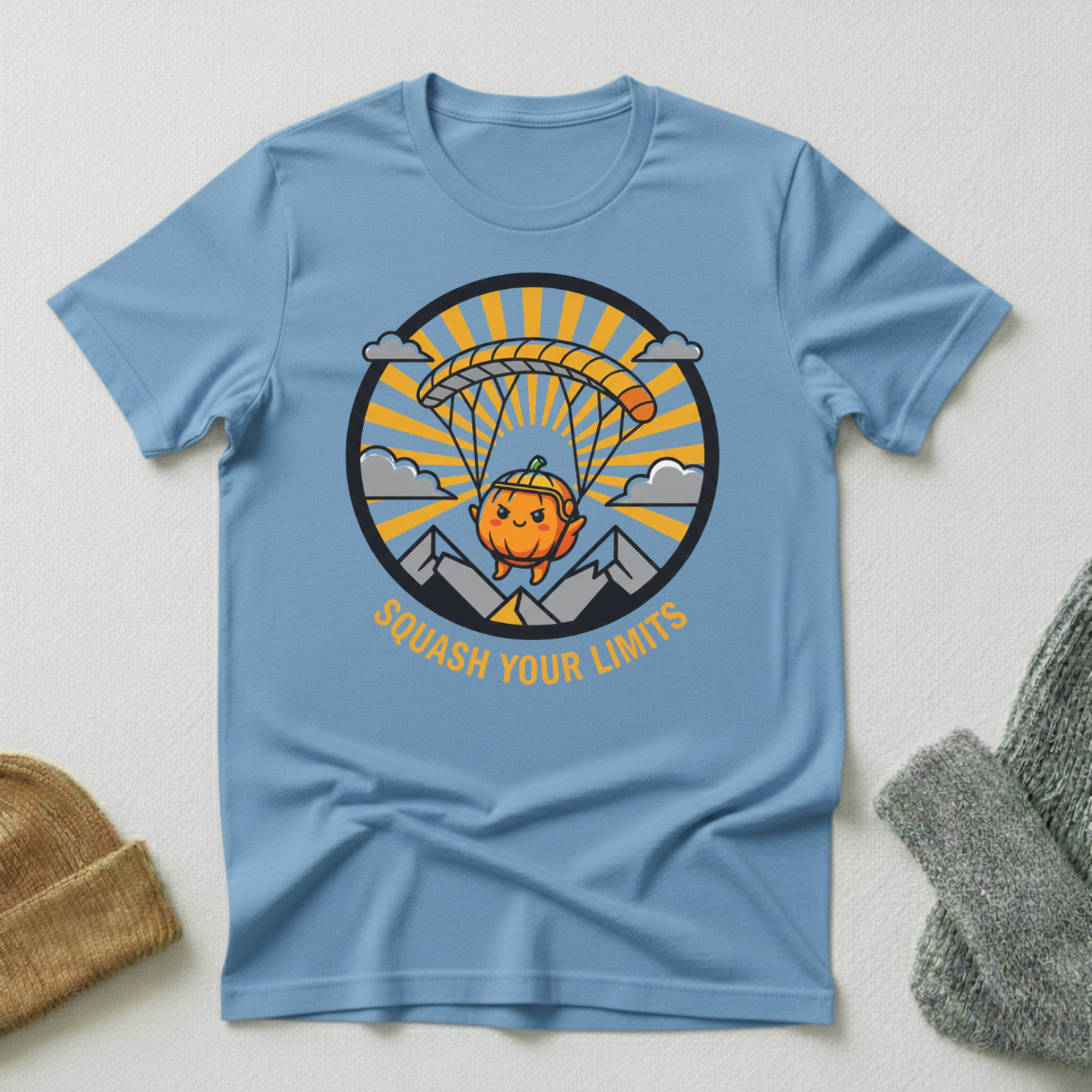 Squash Your Limits Parachuting T - Shirt