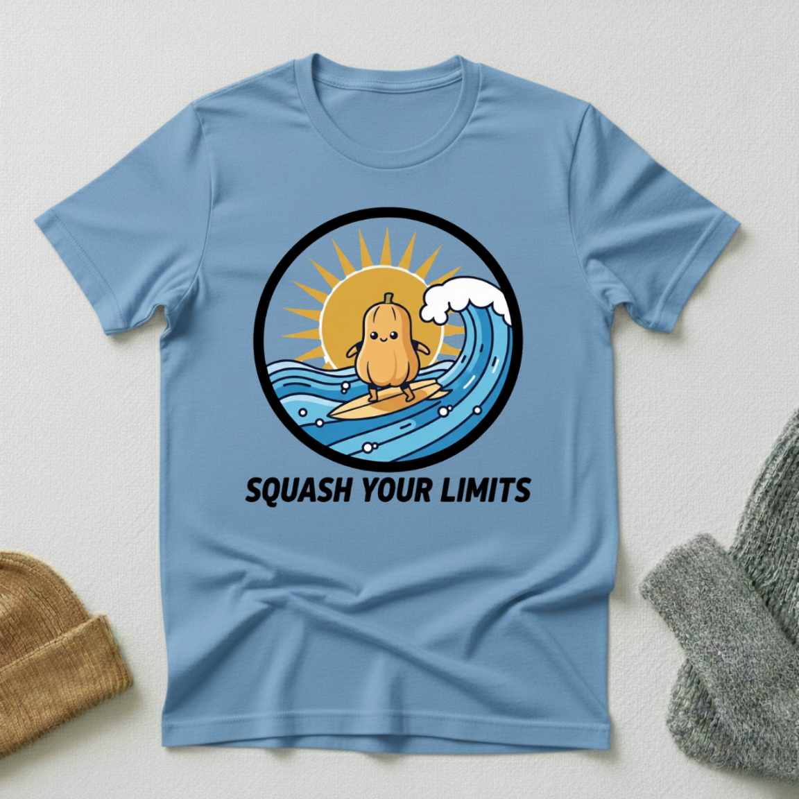 Squash Your Limits Surfing T - Shirt