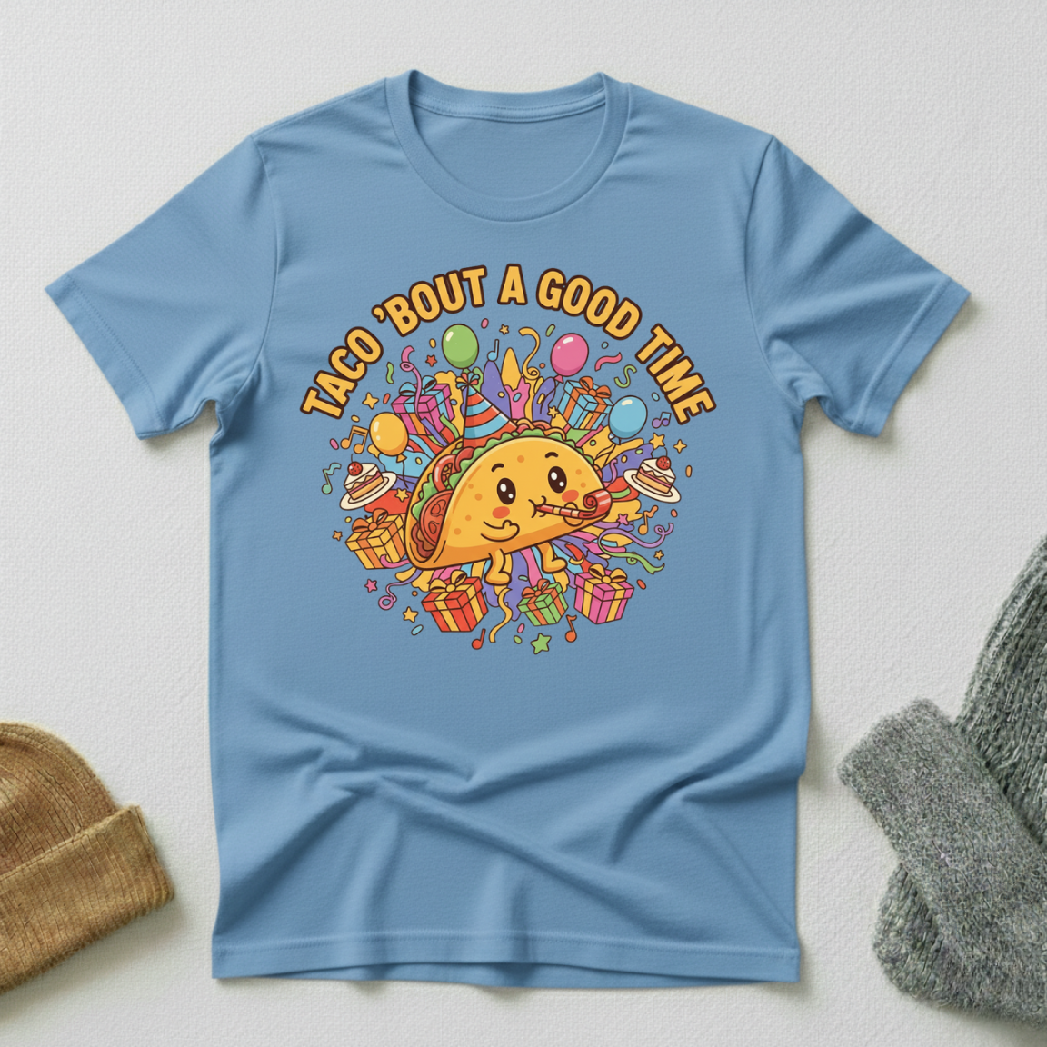 Taco Bout A Good Time Kawaii Party T - Shirt