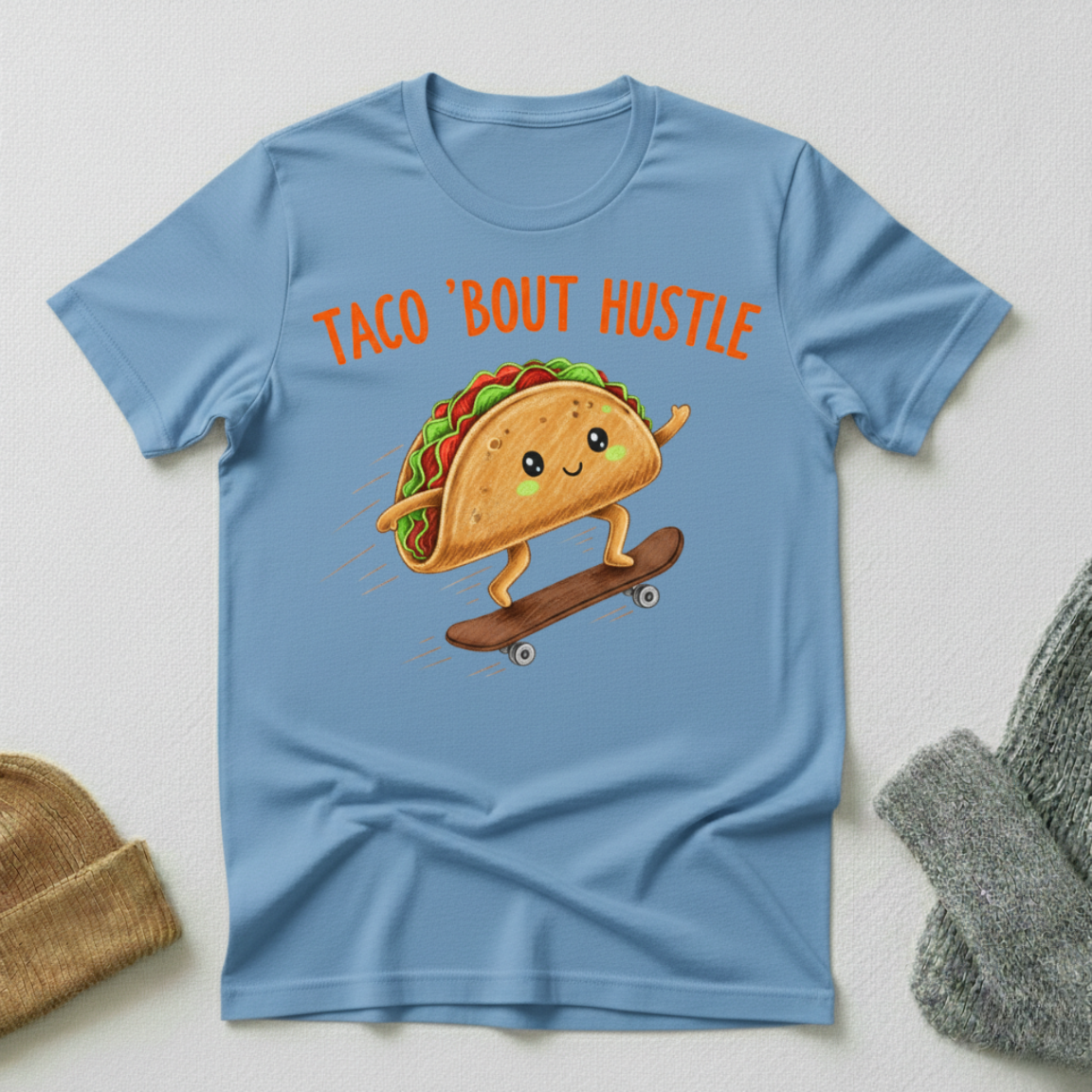 Taco Bout Hustle Skating T - Shirt