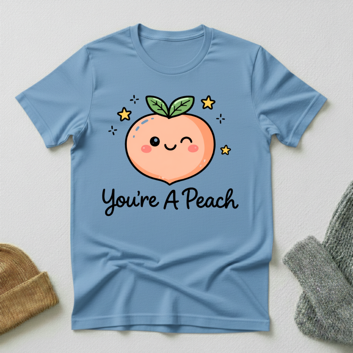 You're A Peach Kawaii Compliment T - Shirt