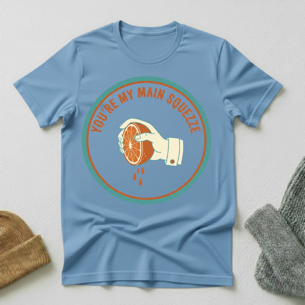 You're My Main Squeeze Vintage Badge Romance T - Shirt