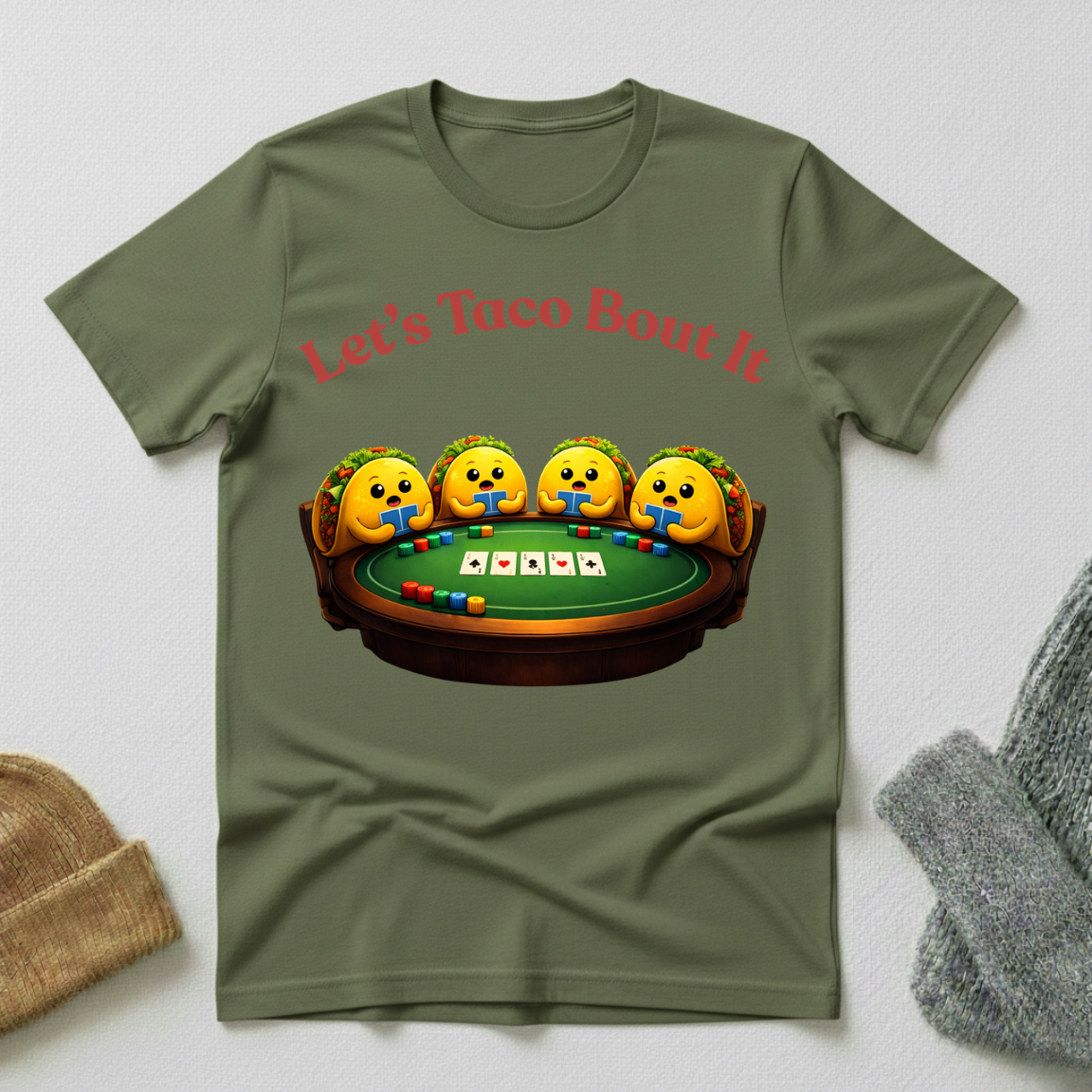Let's Taco Bout It Casino Night T - Shirt
