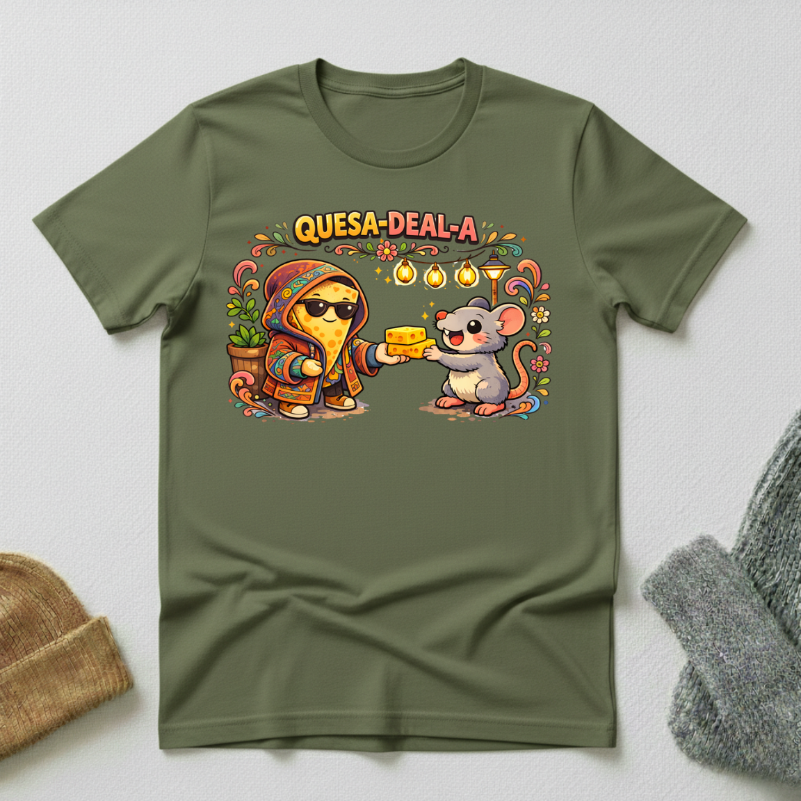 QuesaDealA  Ancient Marketplace  T - Shirt