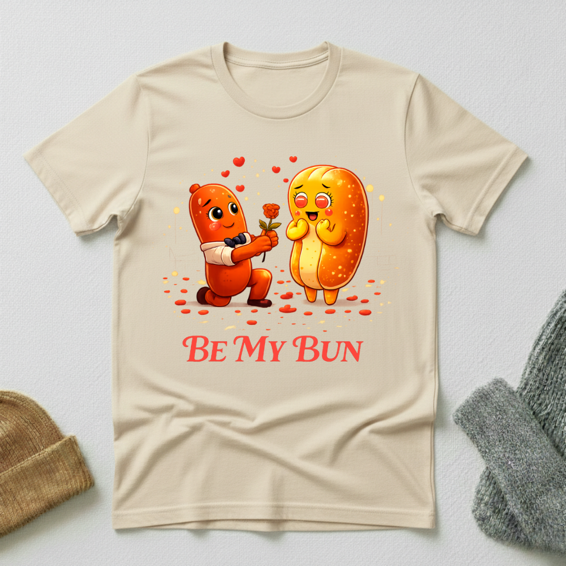 Be My Bun Hot Dog Proposal T - Shirt