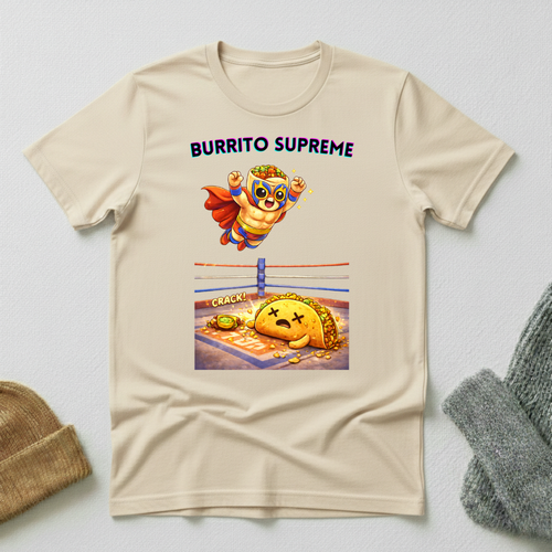 Burrito Supreme Ultimate Food Wrestling Champion T - Shirt