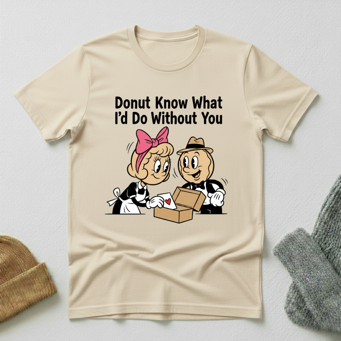 Donut Know What I'd Do Without You Secret Letter T - Shirt