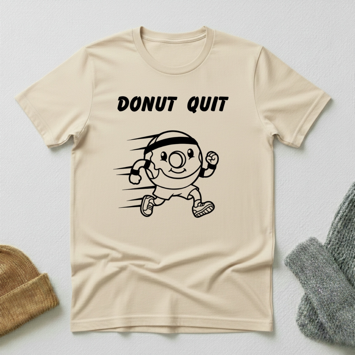 Donut Quit Running Donut T - Shirt