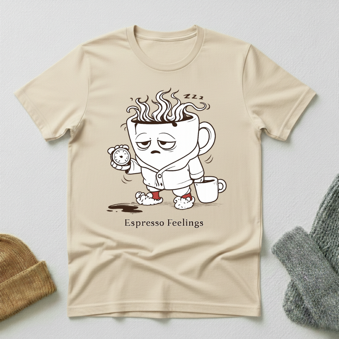 Espresso Feelings  PreCoffee Morning Mood  T - Shirt