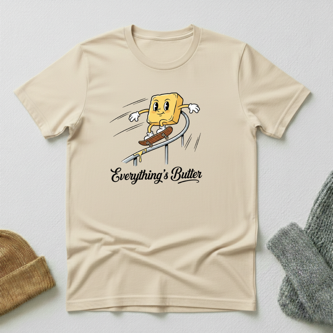 Everything's Butter Off The Ramp T - Shirt