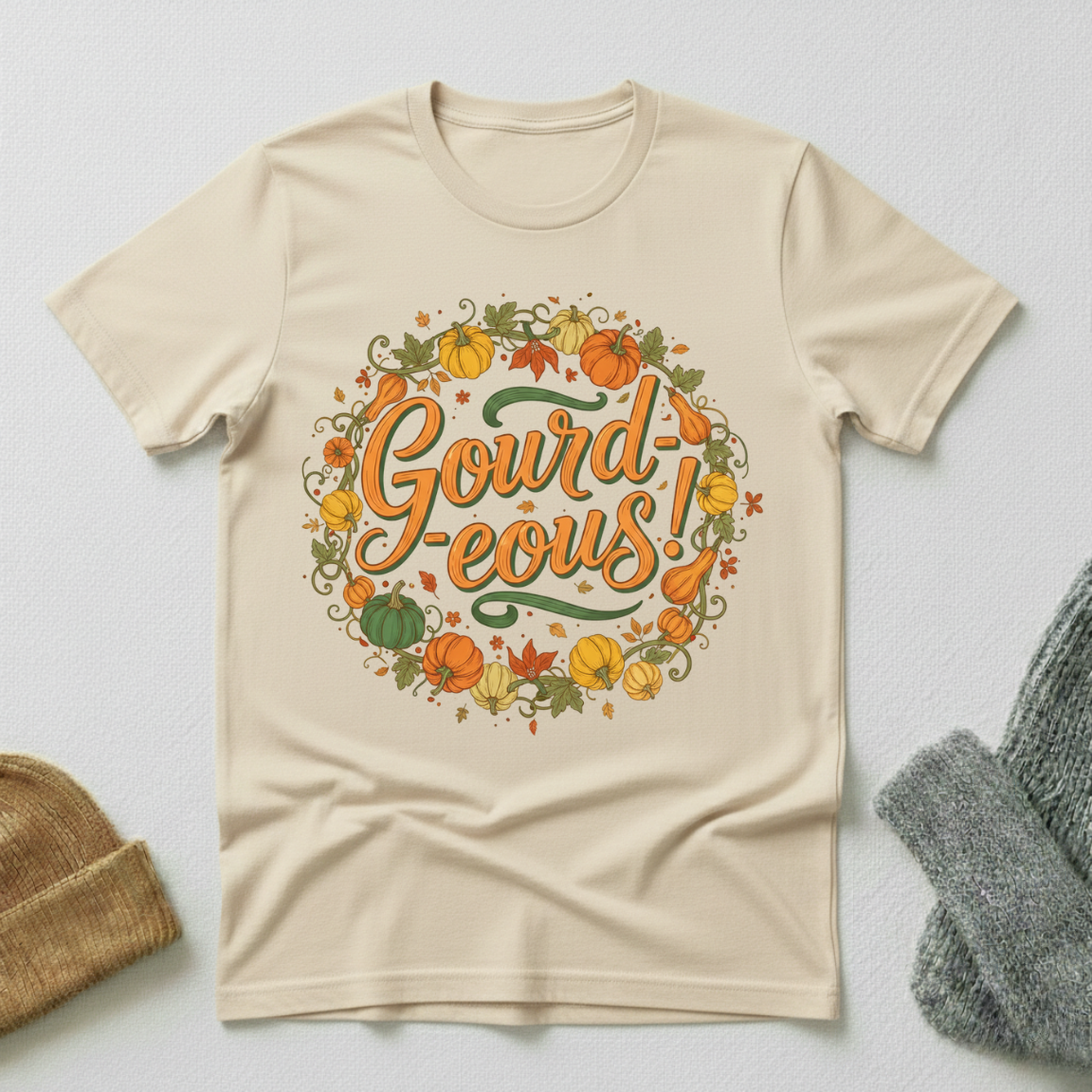 Gourdgeous Vintage Elegance T - Shirt