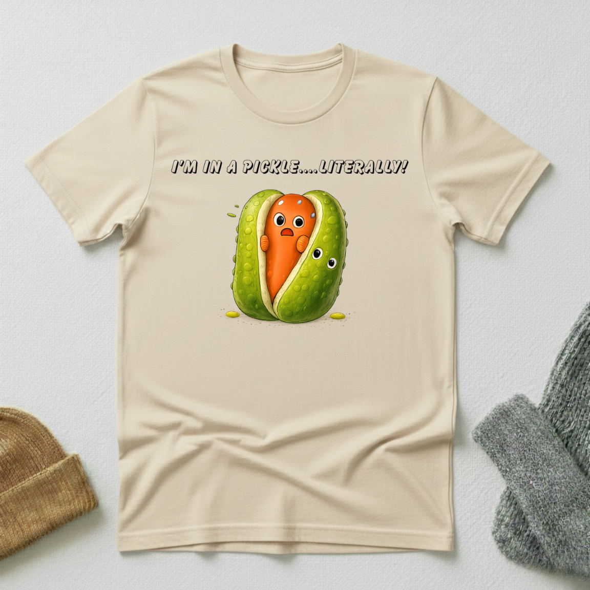 I'm In A Pickle Literally Trapped Vegetable T - Shirt