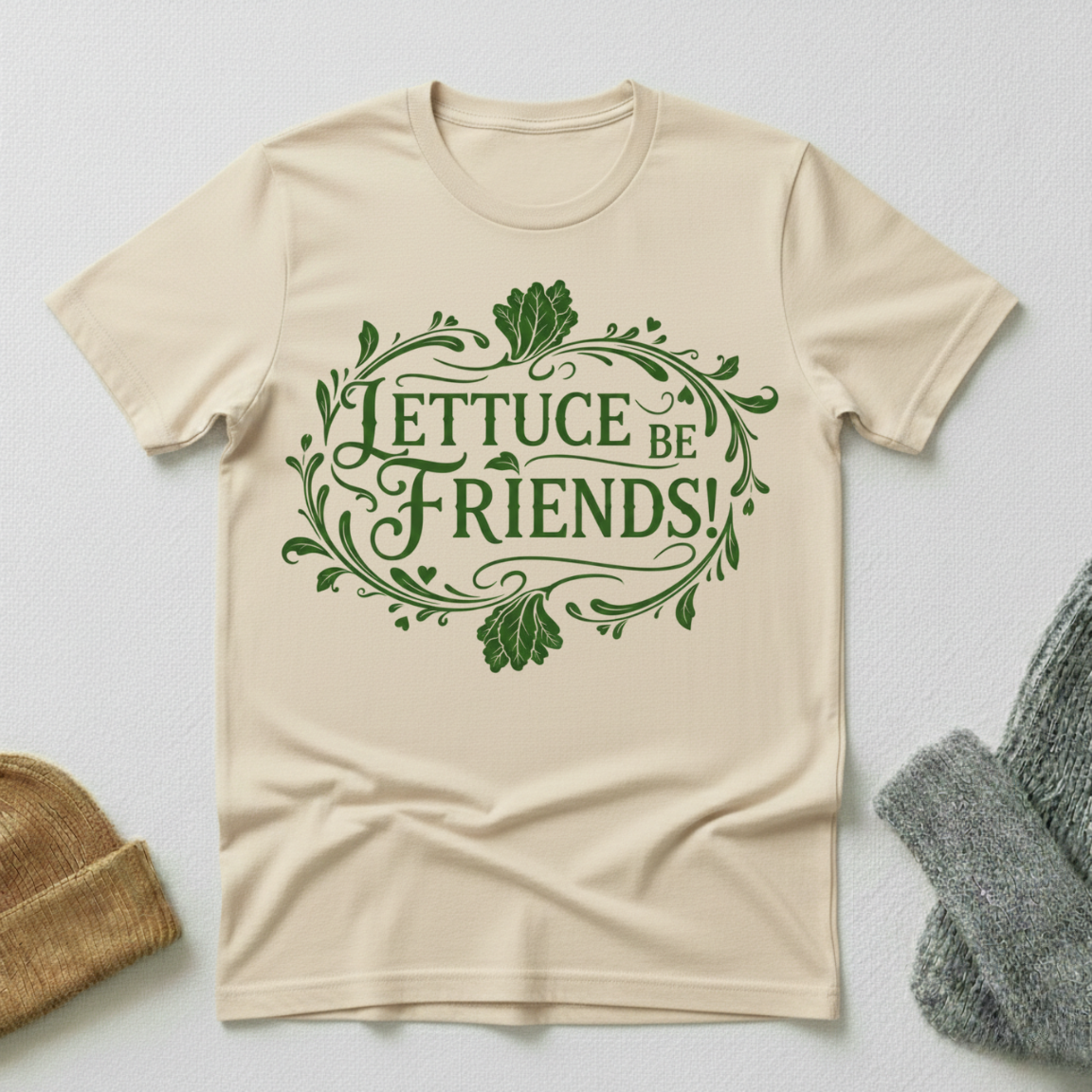 Lettuce Be Friends Vintage Elegance T - Shirt