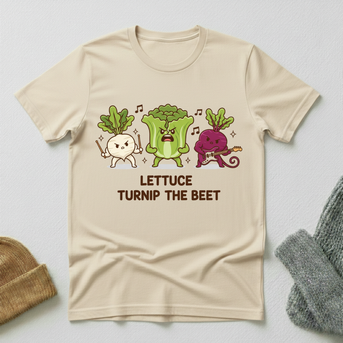 Lettuce Turnip The Beet Rockband T - Shirt
