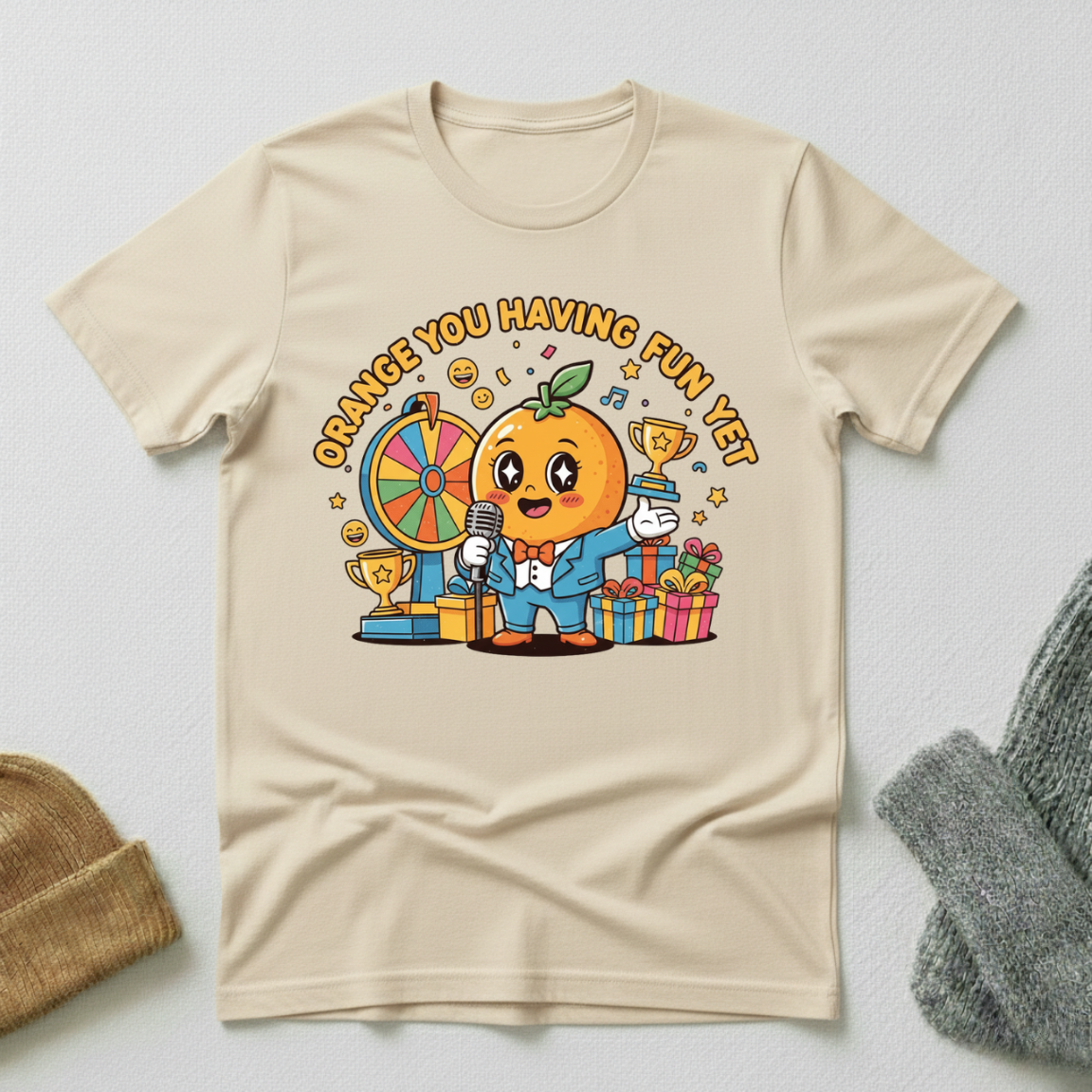 Orange You Having Fun Yet Kawaii Host T - Shirt