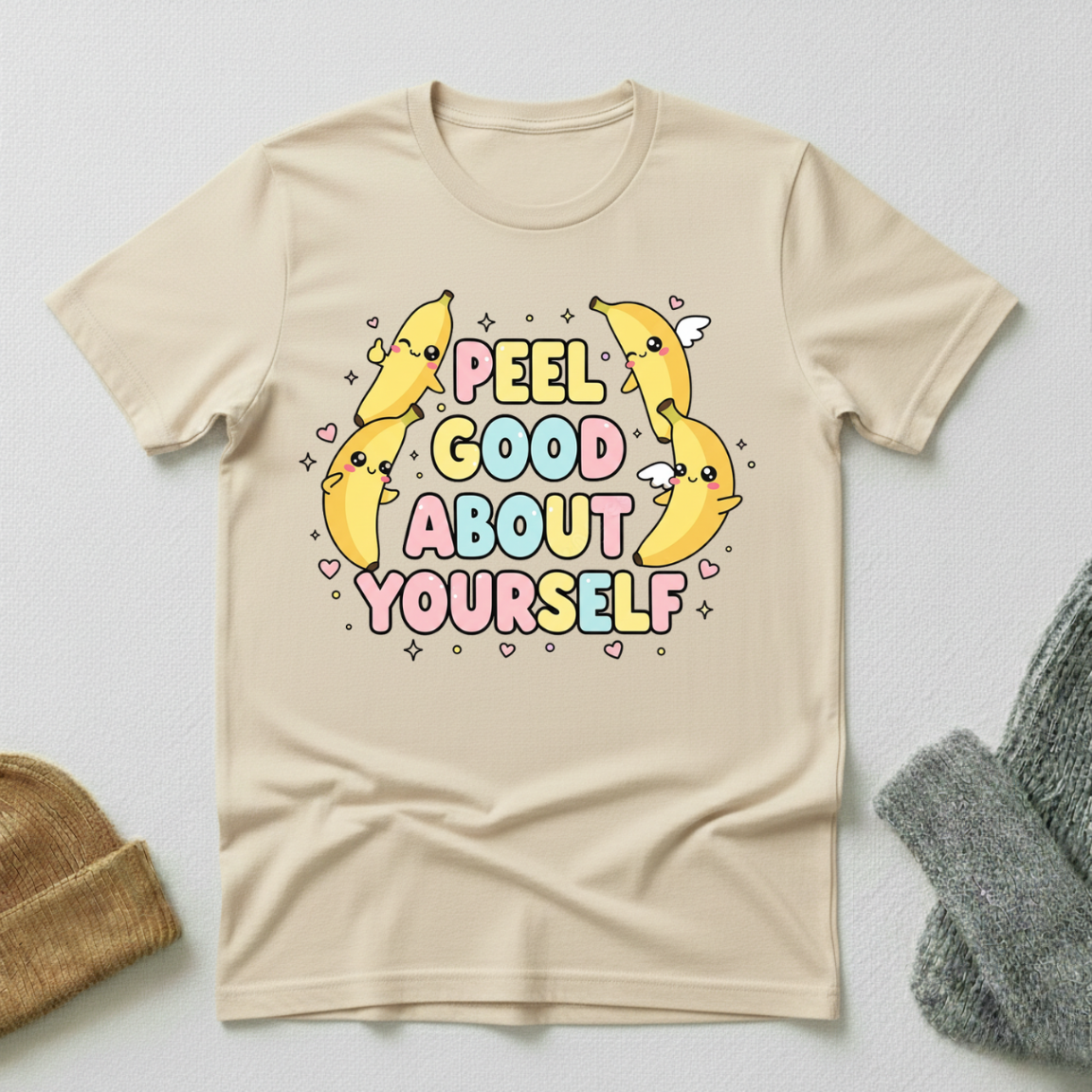Peel Good About Yourself Kawaii Self Love T - Shirt