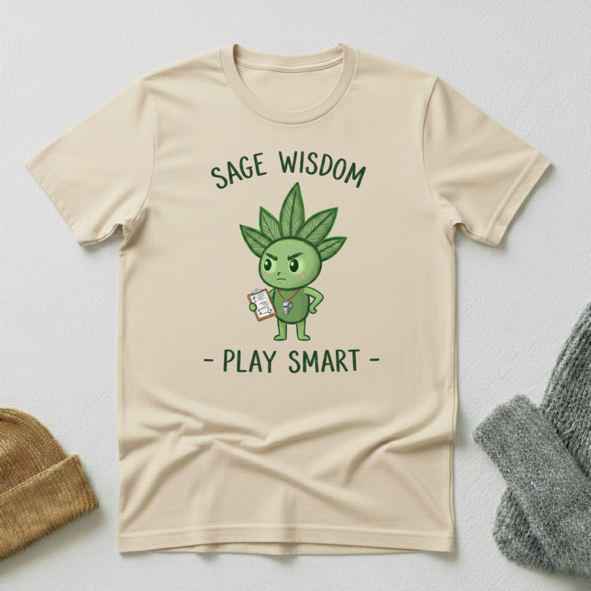 Sage Wisdom Play Smart Coach T - Shirt