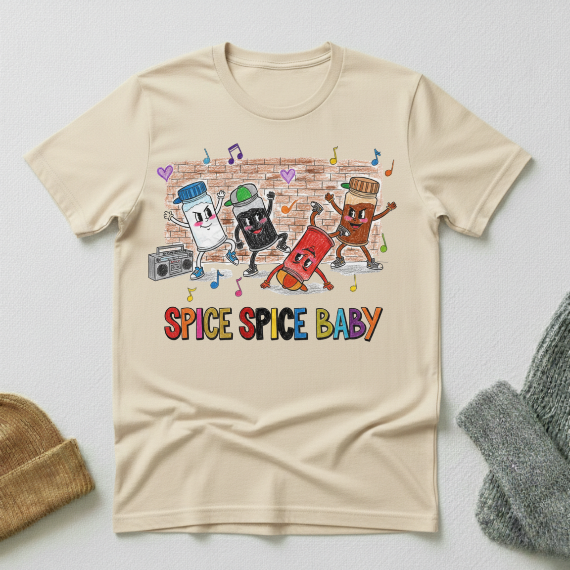 Spice Spice Baby Crayon T - Shirt