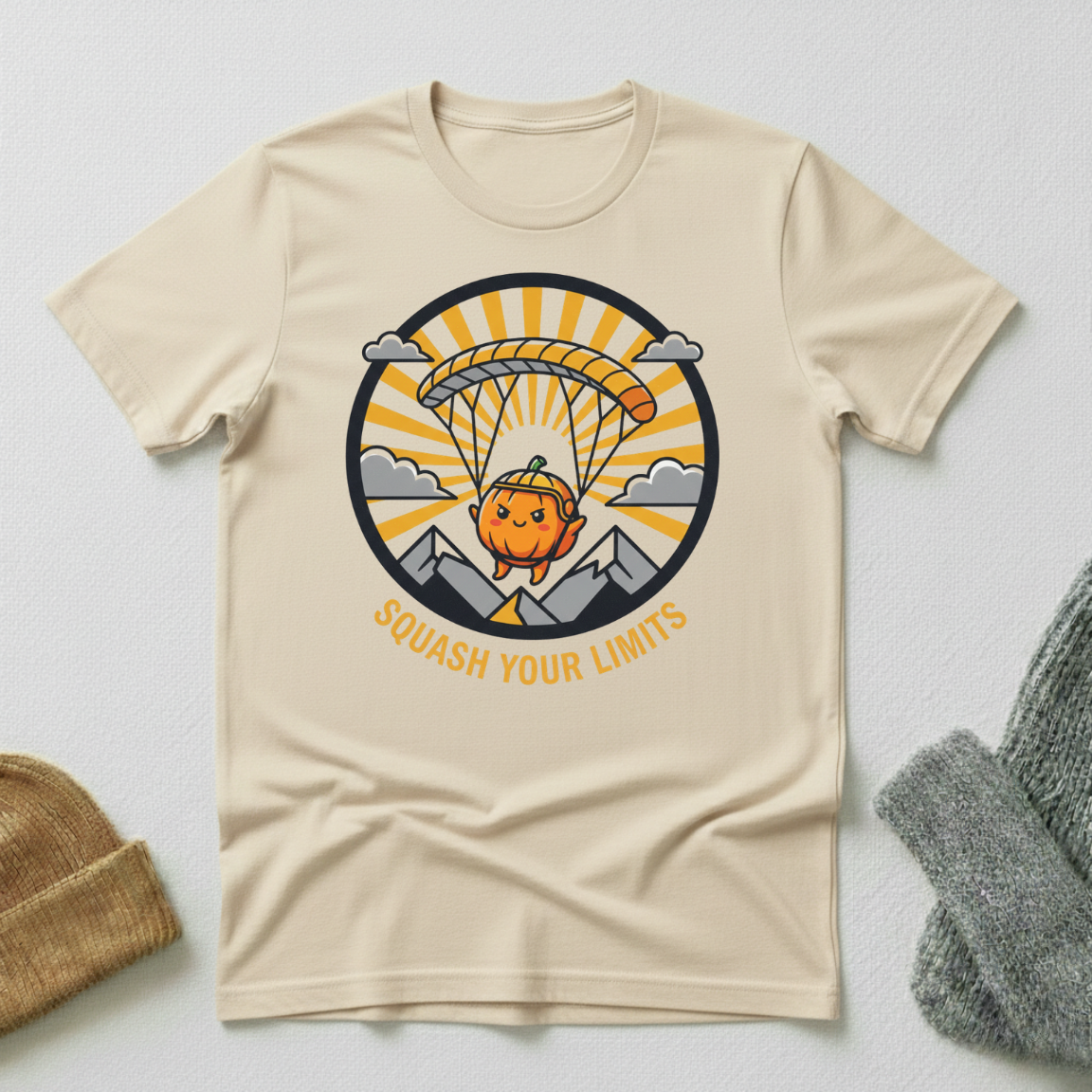 Squash Your Limits Parachuting T - Shirt